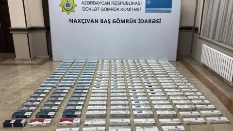 Naxçıvanda külli miqdarda nişanlanmamış siqaretlər&nbsp;aşkarlandı