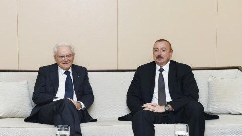 İtaliya Prezidenti İlham Əliyevi təbrik etdi