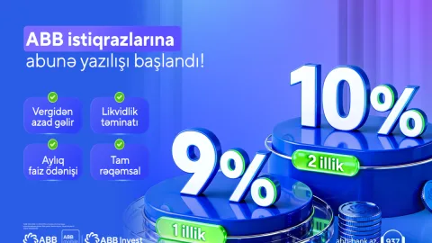 ABB 3-cü dəfə istiqraz emissiyasına başlayıb
