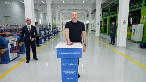 Xankəndidə istehsalı müəssisəsinin açılışı olub