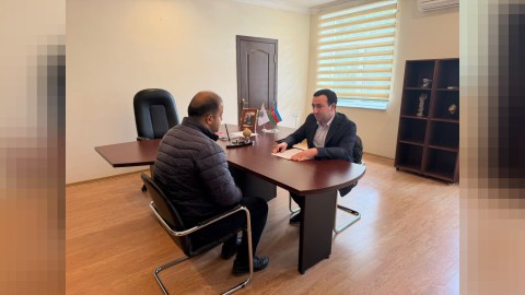 Mahir Süleymanov Şabranda vətəndaşları qəbul edib - FOTOLAR