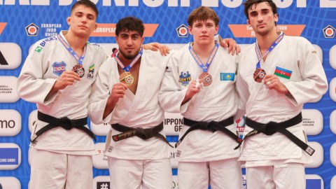 Cüdoçuarımız Avropada 5 medal qazandılar