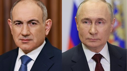Putin Paşinyanı&nbsp;təbrik etdi: Uğurlar arzulayıram