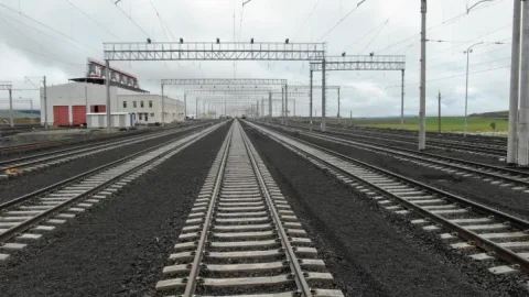 Sabah Bakı-Tblisi-Qars dəmir yolu istifadəyə veriləcək - FOTOLAR