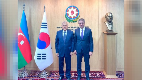 BMU rektoru Azərbaycanın Koreyadakı səfirliyində olub