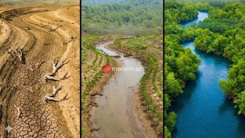 Bir vaxtlar coşan çaylar bu gün can verir - FOTOLAR
