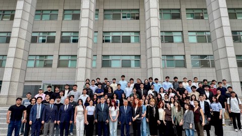 BMU-nun rektoru Koreyada ikili diplom proqramının tələbələri ilə görüşüb