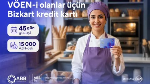 ABB-dən kiçik sahibkarlara böyük imkanlar yaradan biznes kartı