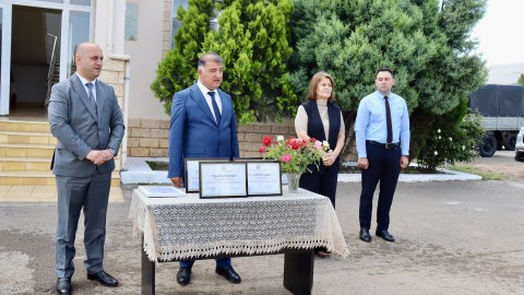 Samuxda su təsərrüfatı sahəsində çalışanlar təltif olundular