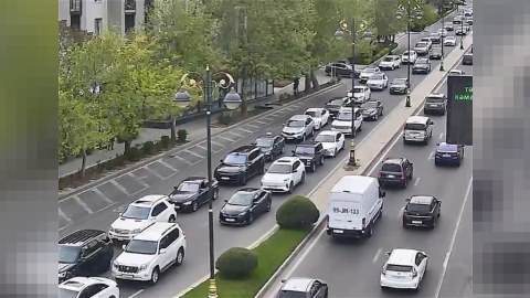 Paytaxtda sıxlıq müşahidə olunan yollar