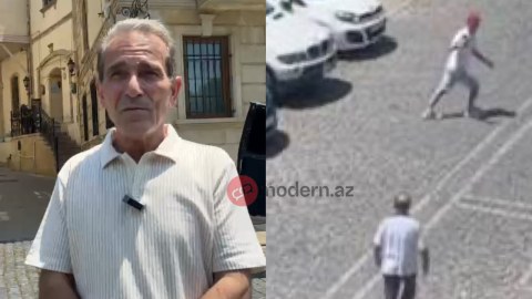 İçərişəhərdə şortikə görə gənci təhqir edən şəxs üzr istədi - VİDEO