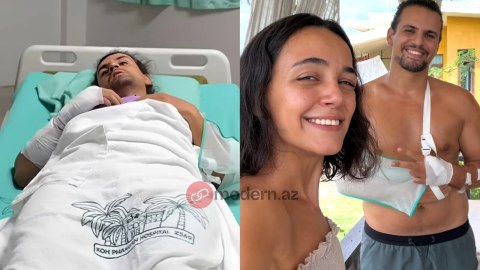 Qabırğaları sınan blogerin son durumu açıqlandı