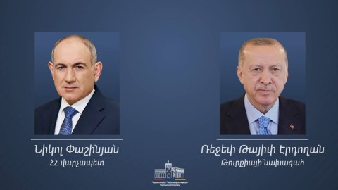 Ərdoğandan Paşinyana TƏBRİK