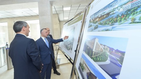 Nazirlər Qarabağ Universitetinin&nbsp;klinikasında oldular - FOTO
