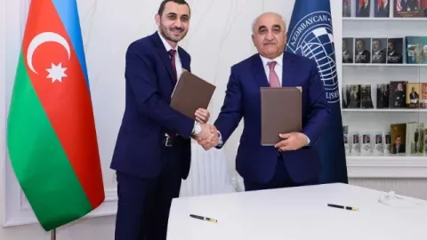 UNEC ilə DSMF arasında memorandum imzalanıb - FOTOLAR