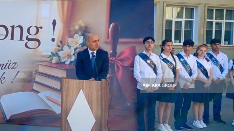 Emin Əmrullayev "Son zəng" tədbirində - FOTO