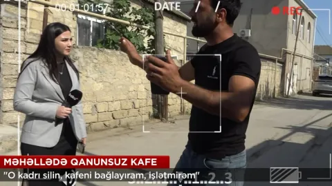 Gecələr söyüş, səs-küy: Bakıda qalmaqallı kafe - VİDEO