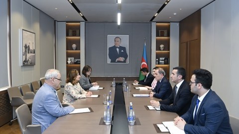 Ceyhun Bayramov Bombergerlə görüşüb