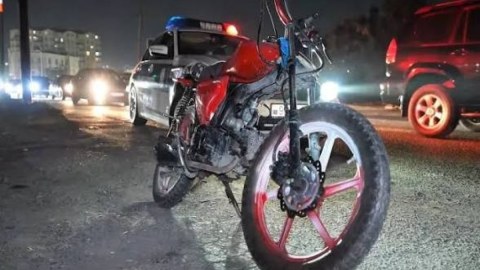 Bakıda motoxuliqan saxlanıldı - VİDEO&nbsp;