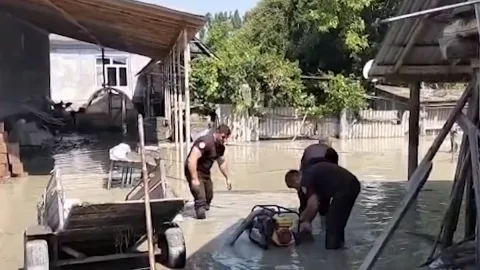 Balakən və Ağstafada su&nbsp;basmış&nbsp;ərazilərdə son vəziyyət - VİDEO