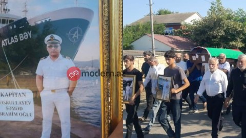PUA hücumunun qurbanı olan azərbaycanlı kapitan dəfn edildi