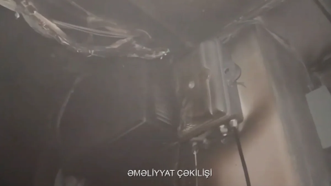 Bakıda bina yandı, sakinlər təxliyə olundu