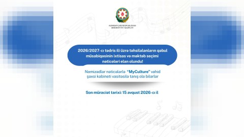 İxtisas və məktəb seçimi nəticələri elan olunub