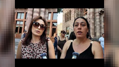 Əsgər anaları&nbsp;İrəvanda etiraza başladılar