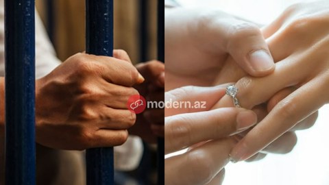 Bu il həbsxanalarda bağlanan nikahların sayı AÇIQLANDI
