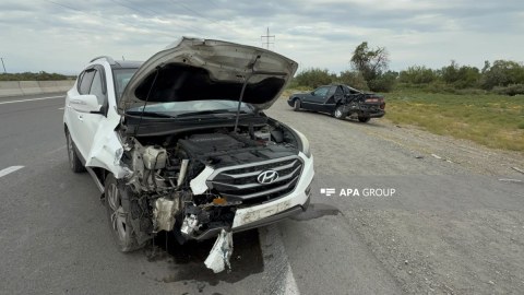 Ucarda AĞIR QƏZA: 6 nəfər xəsarət aldı - FOTO