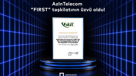 &ldquo;AzInTelecom&rdquo;un kibertəhlükəsizlik xidməti qlobal səviyyədə tanındı