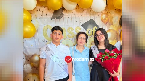 Azərbaycanda ana və iki övladı eyni vaxtda tələbə oldu