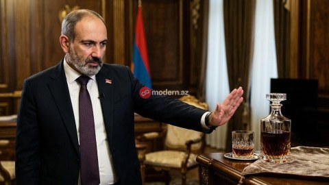 Paşinyan erməni konyakından imtina etdi - bizim deyil