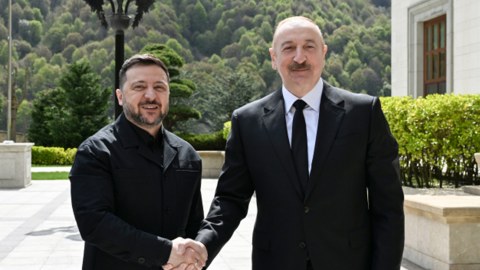 Zelenski İlham Əliyevə təşəkkür etdi