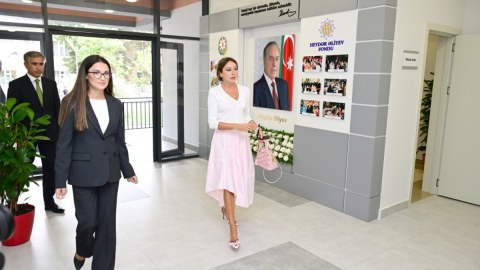Mehriban Əliyeva doğum günündə&nbsp;körpələr evi-uşaq bağçasının açılışını edib