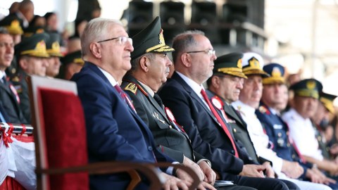 Zakir Həsənov&nbsp;Türkiyədə hərbi məktəblərin buraxılış mərasimlərində - FOTO