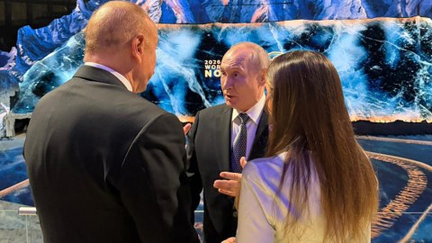 Prezident Putinlə&nbsp;söhbət etdi&nbsp;- FOTO