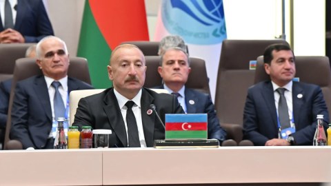 &nbsp;Prezidentin sosial media hesablarında "ŞƏT plyus" görüşündəki çıxışına dair paylaşım edildi