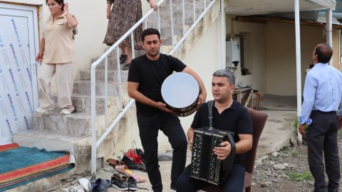 Xocalının Seyidbəyli kəndində ilk toy - FOTO