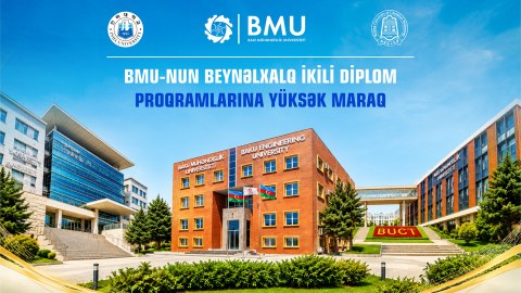 BMU-nun ikili diplom proqramlarına yüksək qəbul