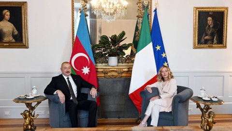 Meloni&nbsp;İlham Əliyevə təşəkkür edib