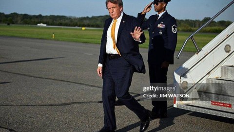 Trump dyed his hair