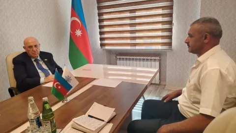 Əhliman Əmiraslanov Sabirabadda seçiciləri ilə görüşüb - FOTOLAR