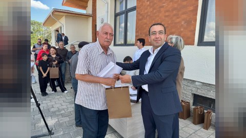 Şükürbəyliyə qayıdış: 25 ailə yeni evlərinə köçdü - GÖRÜNTÜ