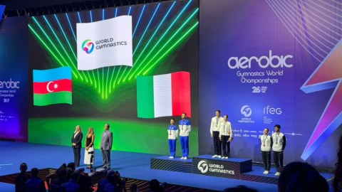 Gimnastlarımız dünya çempionatında ikinci oldular