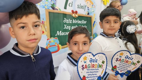 Kəlbəcər şəhərində 121 şagird məktəbə gedir - GÖRÜNTÜLƏR
