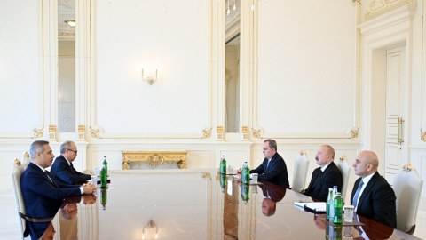 Prezident Hakan Fidanı qəbul edib