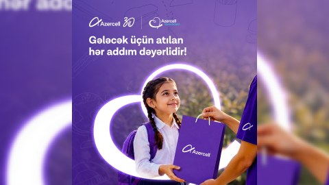 &ldquo;Azercell Könüllüləri&rdquo; 60-dan çox şagirdə hədiyyə təqdim edib