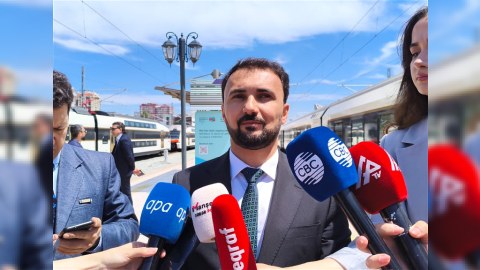 Çindən alınan lokomotivlər yüklər daşımasında istifadə olunacaq - ADY