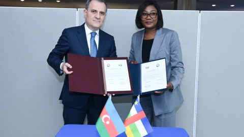 Azərbaycan və Mərkəzi Afrika Respublikası arasında diplomatik münasibətlər quruldu